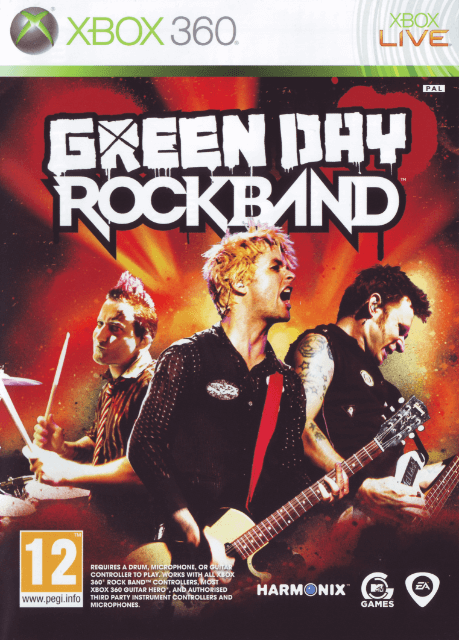 Green Day: Rock Band Plus box art for Xbox 360